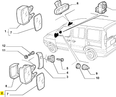 FIAT Dikiz Ayna 735325166