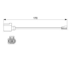 BOSCH 1987474512 Ön Balata Sensörü 8V0615437