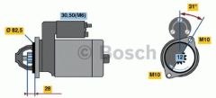 BOSCH 1986S00765 Sprinter Marş Motoru A0061517401