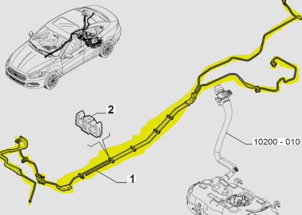 Fiat Egea Sabit Boru 52054050