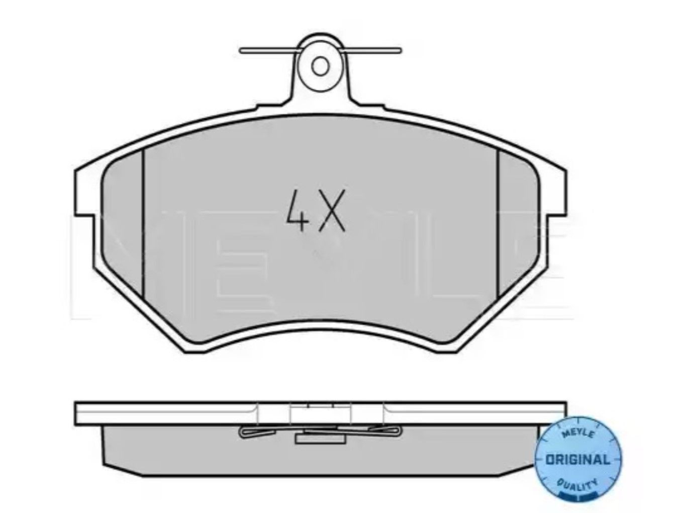 MEYLE MBP0010 GOLF 3 Ön Fren Balata 1HM698151