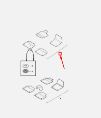 Volvo S90 V90 Tekstil  - Halı Zemin Sarı Paspas Seti 32216187 Yıl : 2017 - 2018