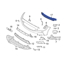 VOLVO  S90 Ön Tampon Köpüğü 32227820 : 31383241