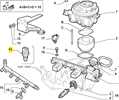 Fiat Punto Hararet Müşürü 46520915