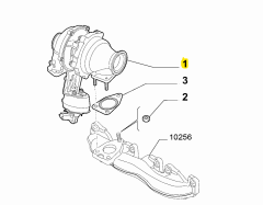 OPAR 55176499 Fiat 500L Mito Renegade Turbo