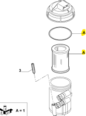 OPAR 77362340E  Yakıt Filtresi 77362340