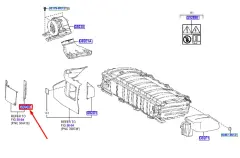 TOYOTA G92DH12060 Akü Toz Filtresi Hibrit Orjinal