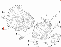 Fiat 500L Egea Vites Kutusu Support OPAR 46342423