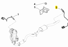FIAT 500X Renegade Nox Sensör OPAR 46344798 , 55282709