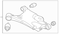 VOLVO S60 V60 S90 V90 Arka Sol Salıncak 36010848 : 36003852; 36011687
