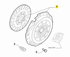 FIAT ALFA ROMEO LANCIA Debriyaj Seti 1,6/ 2.0  MjT 55212655
