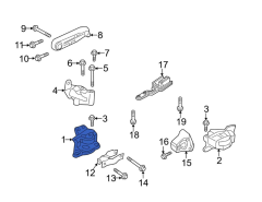 VOLVO S60 S90 V60 V60 Cross Country V90 V90 Cross Country XC60 XC90 Ön Motor Takozu  32298661