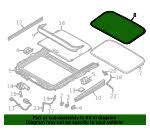 VOLVO 31484111 Sunroof Fitili